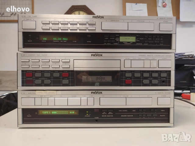 Стерео усилвател, тунер и CD REVOX, снимка 2 - Ресийвъри, усилватели, смесителни пултове - 52704260