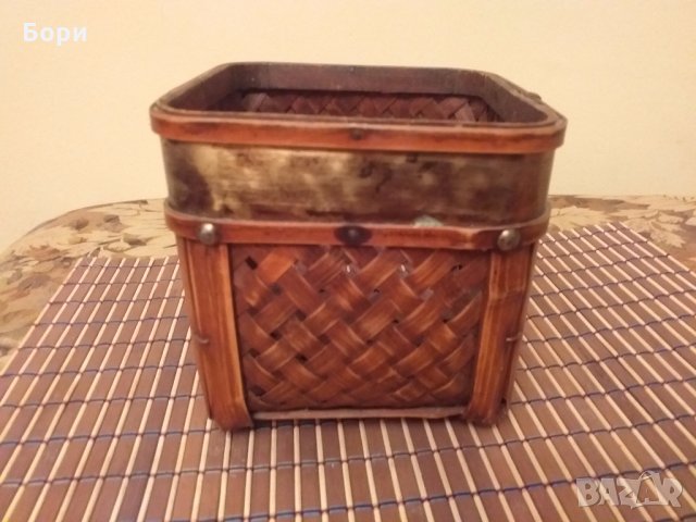 Плетен панер,кош,кутия
