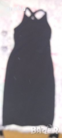 Дамска черна рокля с гол гръб, снимка 3 - Рокли - 38371515