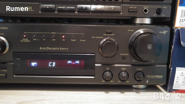 Technics sa ax 540 + Technics SL P377A, снимка 3 - Ресийвъри, усилватели, смесителни пултове - 52381811