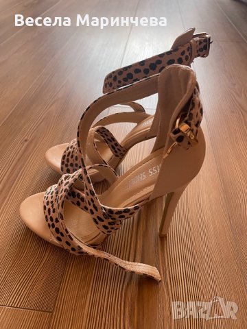 Нови сандали на ток, 37 номер, естествена кожа