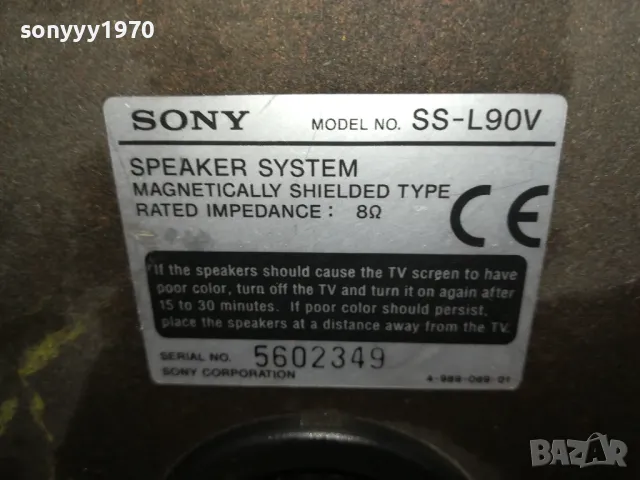 SONY SS-L90V 1бр ТОНКОЛОНА 33Х30Х22СМ-ВНОС SWISS 2704251102LK1EWC, снимка 13 - Тонколони - 50052286
