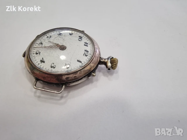 Стар сребърен часовник , снимка 2 - Антикварни и старинни предмети - 50784188