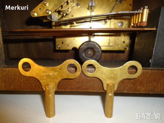 СТАР НАСТОЛЕН КАМИНЕН ЧАСОВНИК-BREVETE S.G.D.G., снимка 14 - Антикварни и старинни предмети - 27408851