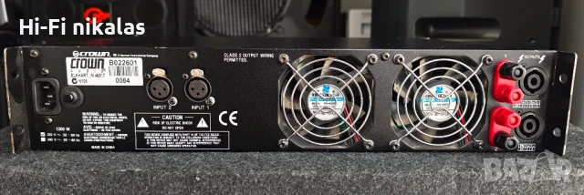 професионално стъпало усилвател CROWN XLS 202, снимка 5 - Ресийвъри, усилватели, смесителни пултове - 50657083