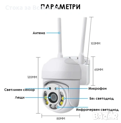 wifi camera, снимка 6 - IP камери - 53260332