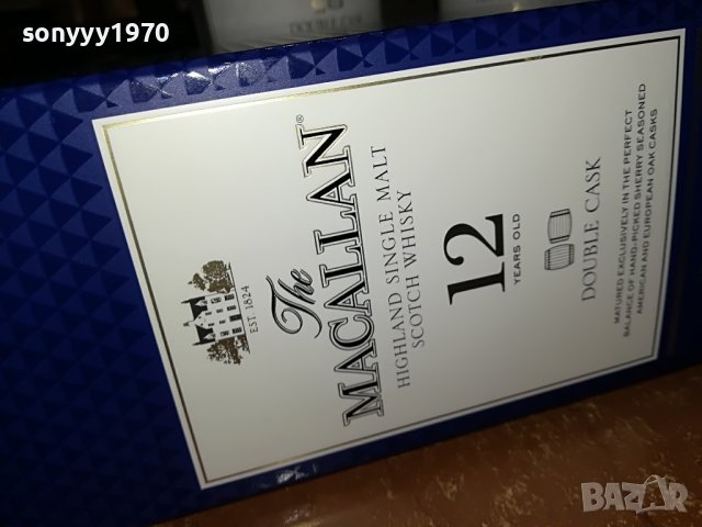 📢MACALLAN 12-ПРАЗНА КУТИЯ И ШИШЕ ЗА 65ЛВ 0610221739, снимка 11 - Колекции - 38244235