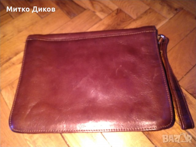 Чанта за ръка Е 240х190х60 естествена кожа, снимка 5 - Чанти - 26719659