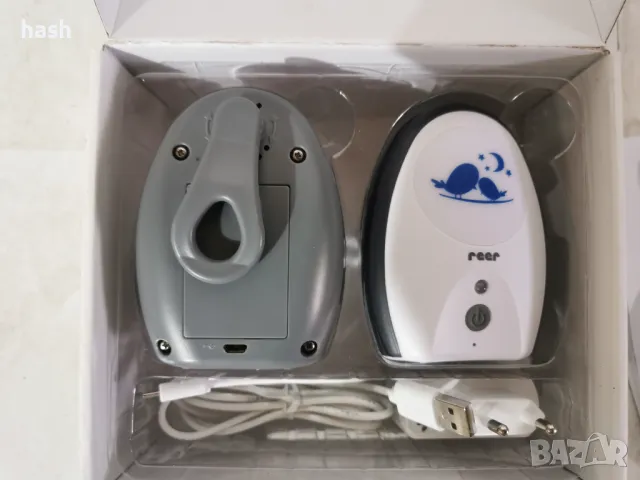 Бебефон Reer GmbH 50070 , Rigi Digital, Защитен от прихващане, Нощна светлина, Интерком функция, снимка 6 - Други - 49347680