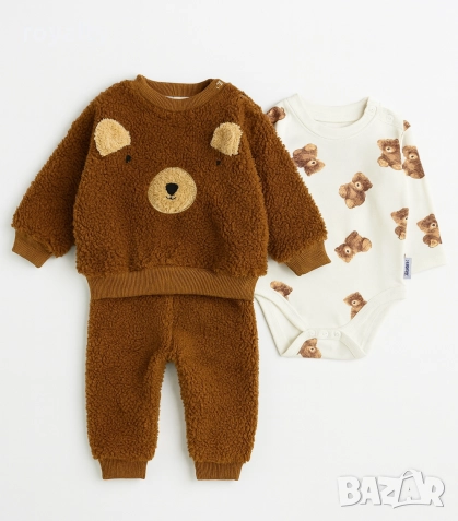🐻Бебешки комплект “Teddy Bear” – 3 части🐻, снимка 2 - Детски комплекти - 52139888