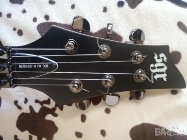 SGR Shecter Banshee-6 FR Китара 24п. флойд роуз+калъф ориг.+стр.Daddario 9/42, снимка 9 - Китари - 50129347