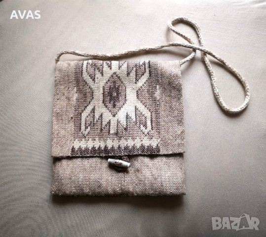 Нова българска еко етно чанта натурален вълнен канап дамска, снимка 1 - Чанти - 32420581