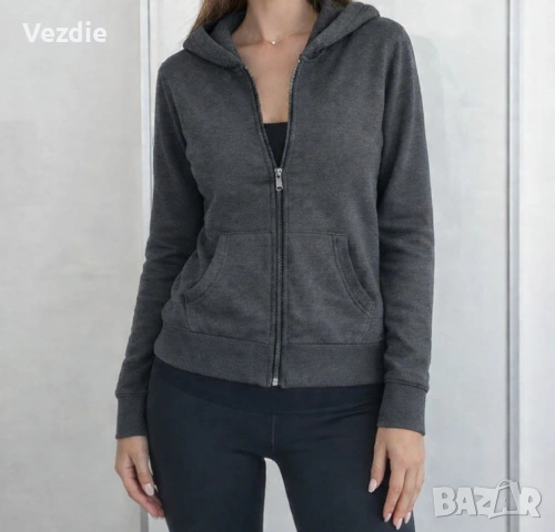 Сиво дамско горнище