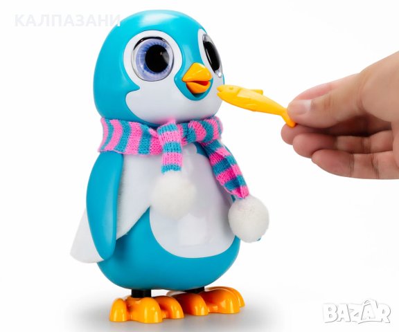Интерактивен пингвин Silverlit, син 88652, снимка 5 - Фигурки - 42974761