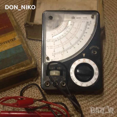 Японски Волт Мултитестер 1970 г, снимка 4 - Друга електроника - 44024746