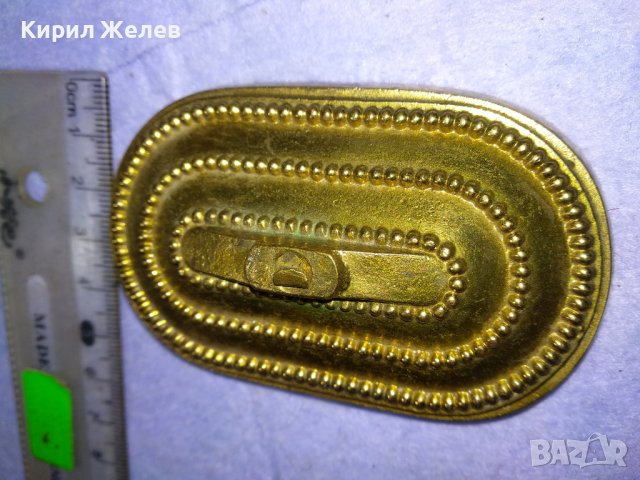 СТАРО МАСИВНО ВИНТИДЖ БРОНЗОВО КАПАЧЕ от / за КУТИЙКА За СКЪПОЦЕННОСТИ или ДРУГО 17425, снимка 6 - Други ценни предмети - 43650702