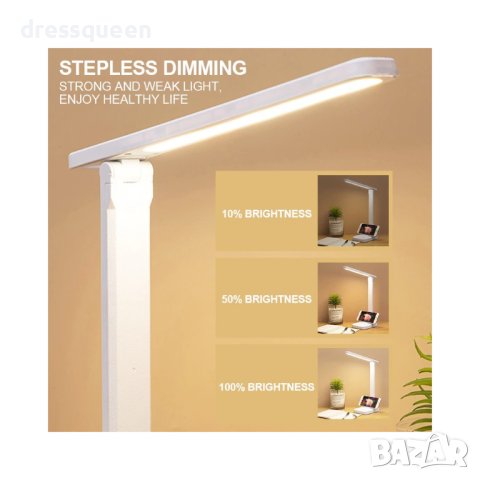 BL 1269 Настолна ЛЕД лампа светеща в три различни цвята, снимка 2 - Лед осветление - 44013776