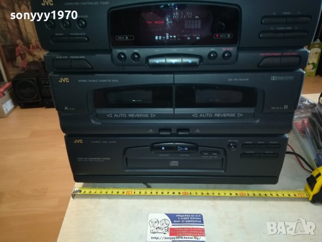 заявено-JVC CA-E48BK RECEIVER-ГОЛЯМА УРЕДБА 40СМ ВИСОКА-ВНОС SWISS 0301241610, снимка 4 - Аудиосистеми - 43641543