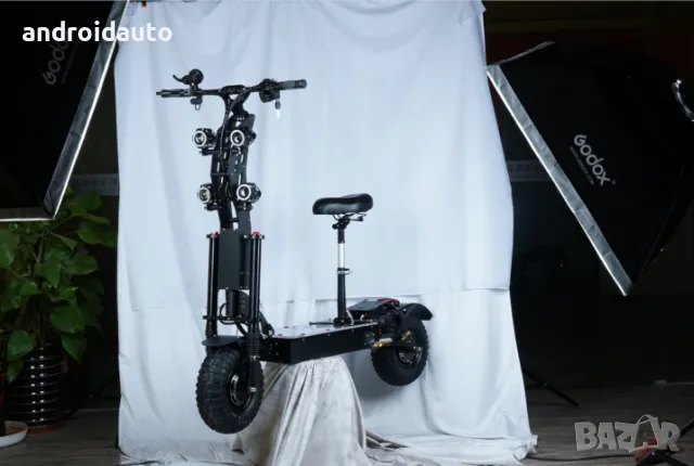 Офроуд електрическа тротинетка Quickwheel Viper 10000W,72V/40Аh, снимка 7 - Велосипеди - 47669161