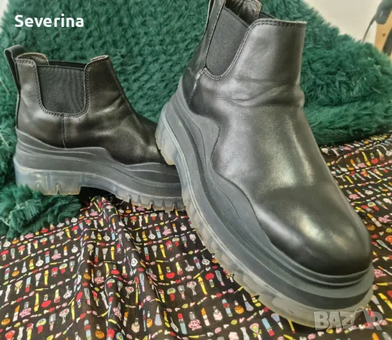 Bottega Veneta *Оригинални боти 40 номер унисекс , снимка 15 - Дамски боти - 48905964