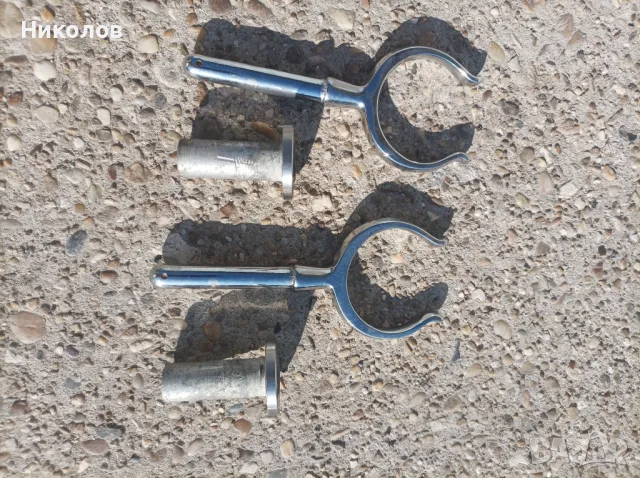 Ключ за гребло с основа, хромиран - 60mm., снимка 2 - Водни спортове - 47627684