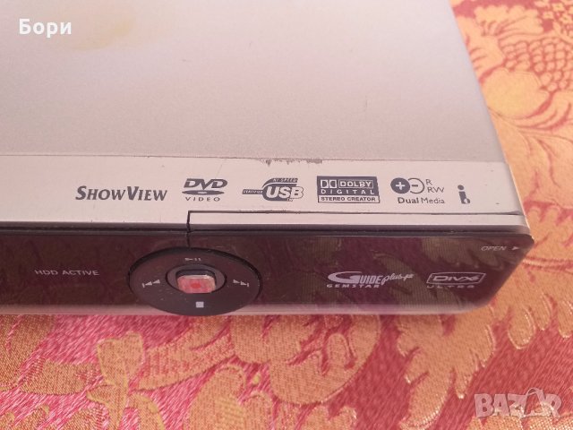 Записващо DVD Philips DVDR3590 - 250Gb Хард Диск, снимка 5 - Плейъри, домашно кино, прожектори - 32886026