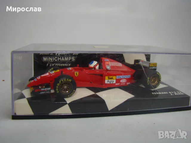 1:43 MINICHAMPS FERRARI J.ALESI ФОРМУЛА 1 F1 БОЛИД, снимка 1 - Колекции - 48425783