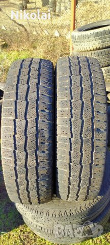 2бр зимни гуми за микробус 225/75R16 Michelin, снимка 1 - Гуми и джанти - 44051359
