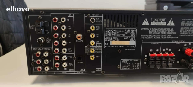 Ресивър Denon AVR-1601#1, снимка 2 - Ресийвъри, усилватели, смесителни пултове - 51201880