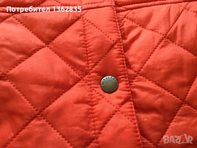 НОВО 100 % оригинално дамско оранжево яке BURBERRY размери S , M и L, снимка 8 - Якета - 53126597