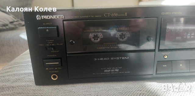 Триглав касетен дек Pioneer CT-656, снимка 2 - Декове - 43931311