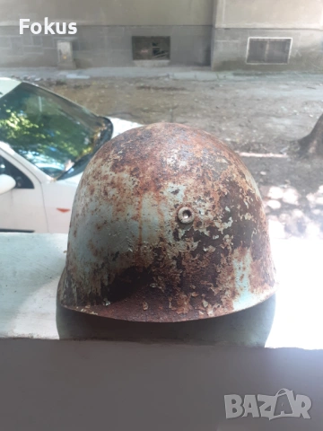 Стара каска, снимка 3 - Антикварни и старинни предмети - 53277120