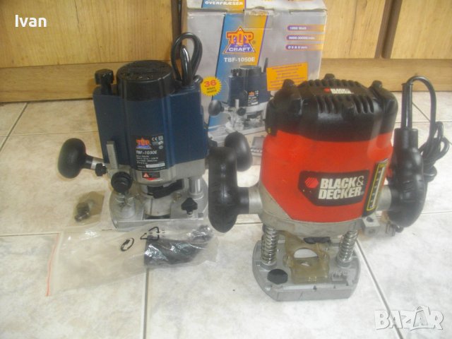 Оберфреза-1050 Вата-Top Craft-Холандия/1100 Вата-Black Decker-Англия, снимка 4 - Други инструменти - 37549290