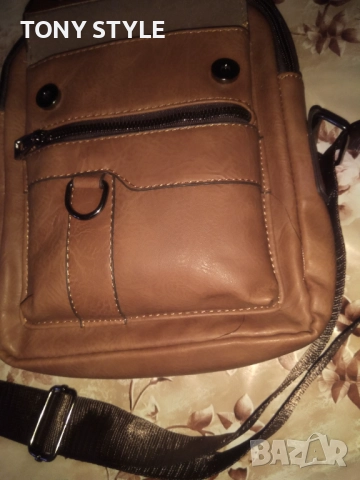 Нова Кожена Мъжка Чанта , снимка 16 - Чанти - 51610569