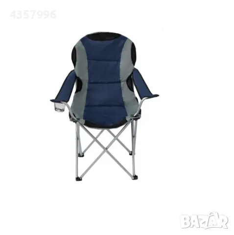 Къмпинг стол, Сгъваем, Тъмно синьо, С калъф , снимка 2 - Къмпинг мебели - 49672911