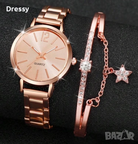 Дамски часовник с гривна, снимка 2 - Дамски - 52908871