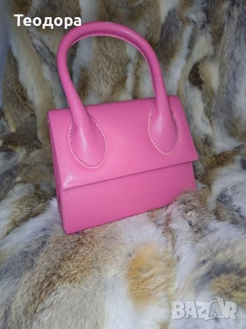 Розова чанта , снимка 6 - Чанти - 38926338