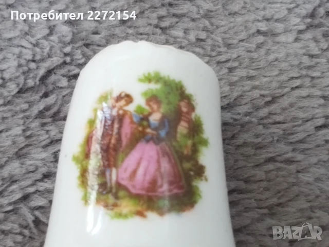 Порцеланов напръсник 80 бр, снимка 4 - Антикварни и старинни предмети - 51326483