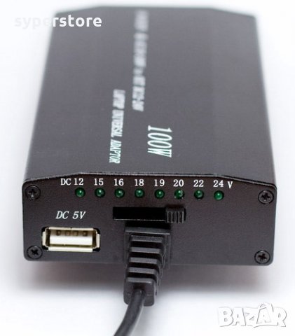 Адаптер зарядно за лаптоп. 100w Meind Notebook power adapter Захранване 220v / 12v, снимка 3 - Захранвания и кутии - 8904720