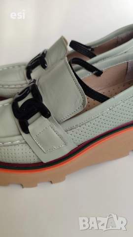 Дамски кожени обувки , снимка 6 - Дамски елегантни обувки - 52935449