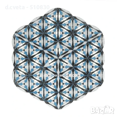 Картина Мандала Цветето на Живота, снимка 1