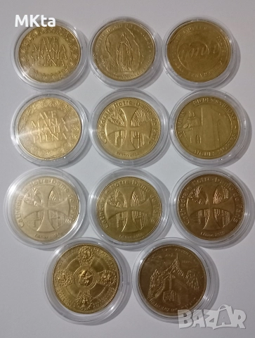 Лот монети,токени-Франция, снимка 2 - Нумизматика и бонистика - 52870130