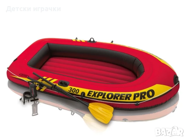 Надуваема лодка комплект INTEX Ehplorer Pro 300 Set, с помпа , снимка 2 - Надуваеми играчки - 50852718