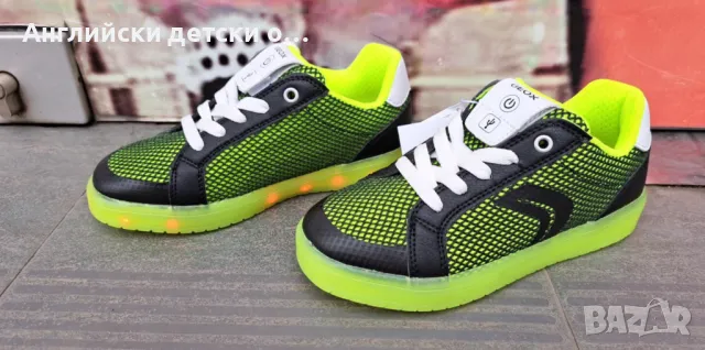 Английски светещи полукецове Geox, снимка 10 - Детски маратонки - 50026124