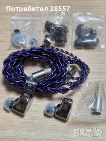 Нови- неотваряни IBasso Jr. Klee тип iem, снимка 4 - Слушалки и портативни колонки - 52672622