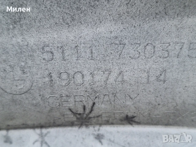 BMW X1 E84 LCI Facelift X-Line 2012-2015 Година Предна Броня Оригинална Със Спойлер БМВ Х1 Фейслифт , снимка 10 - Части - 50482052