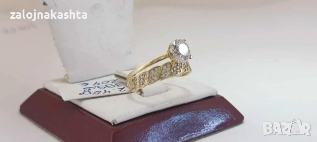 Златен пръстен -2,48гр/14кр, снимка 3 - Пръстени - 52156186