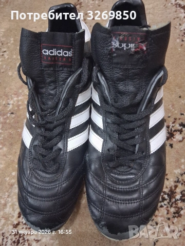 Бутонки Adidas kaiser номер 42,5 (27 см.) , снимка 2 - Футбол - 53295991