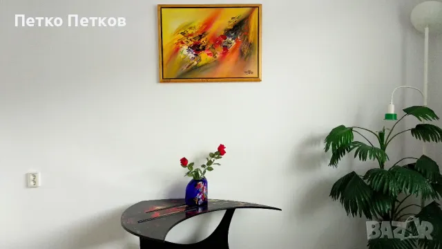 Абстрактна картина Langt unna 4, снимка 2 - Картини - 48306212