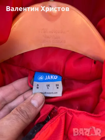 Зимно яке (шуба)  JAKO, размер М,червено,40лв, снимка 6 - Якета - 47429361
